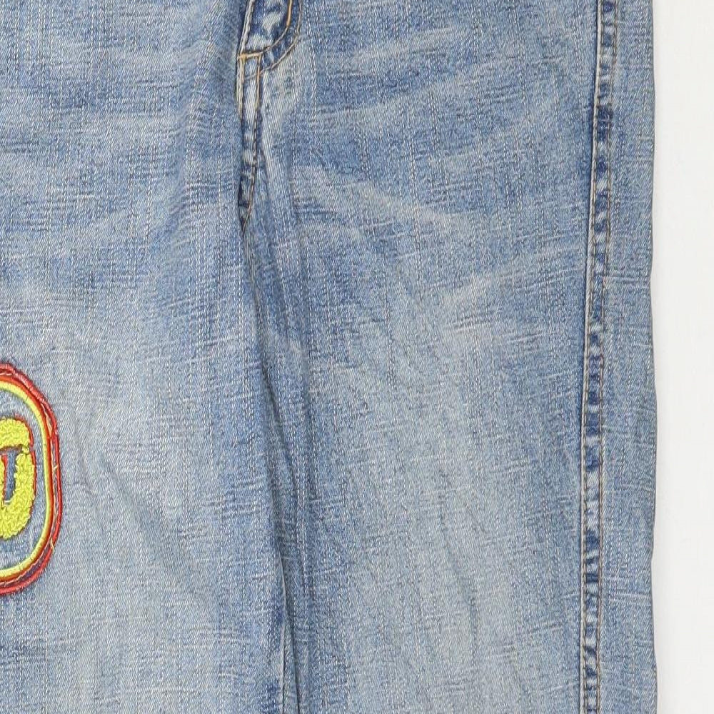 Prisca One Womens Blue  Denim Straight Jeans Size 8 L26 in