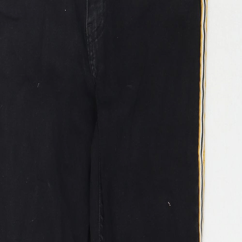 Denim Co. Womens Black  Denim Skinny Jeans Size 12 L27 in