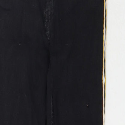 Denim Co. Womens Black  Denim Skinny Jeans Size 12 L27 in