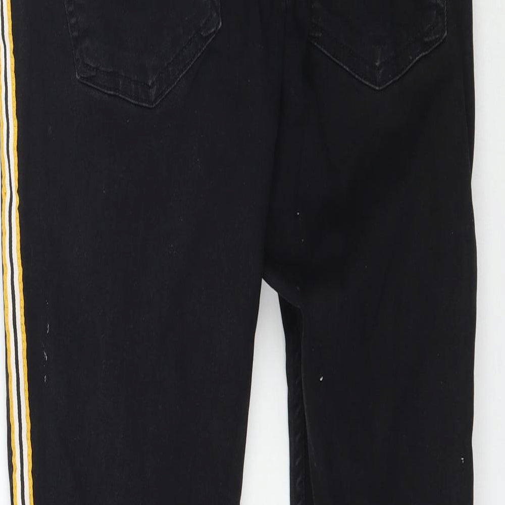 Denim Co. Womens Black  Denim Skinny Jeans Size 12 L27 in