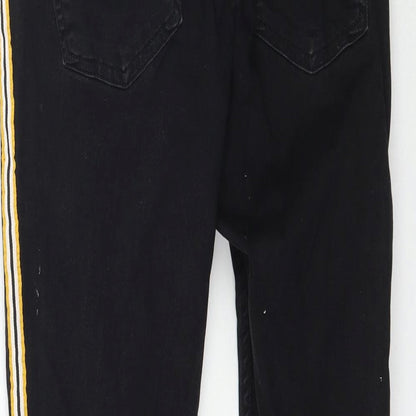 Denim Co. Womens Black  Denim Skinny Jeans Size 12 L27 in