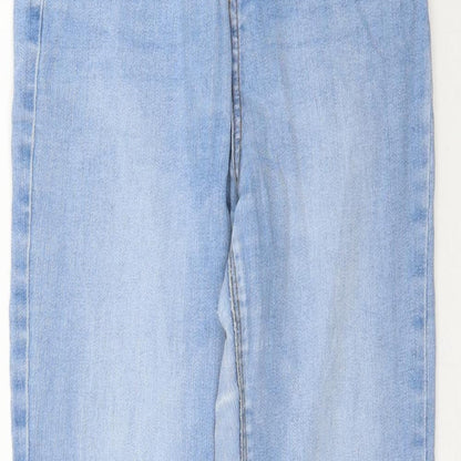 Denim Co. Womens Blue  Denim Skinny Jeans Size 10 L31 in
