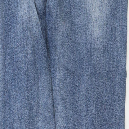 Womens UK Size 12 Denim Wise Regular Fit Skinny Blue Jeans