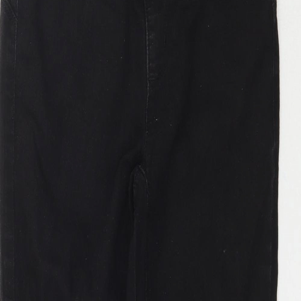 Denim & Co. Womens Black  Denim Skinny Jeans Size 8 L27 in