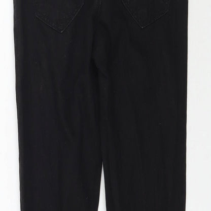 Denim & Co. Womens Black  Denim Skinny Jeans Size 8 L27 in