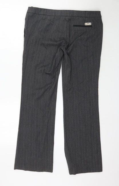 Womens UK Size 14 River Island Regular Fit  Grey Trousers