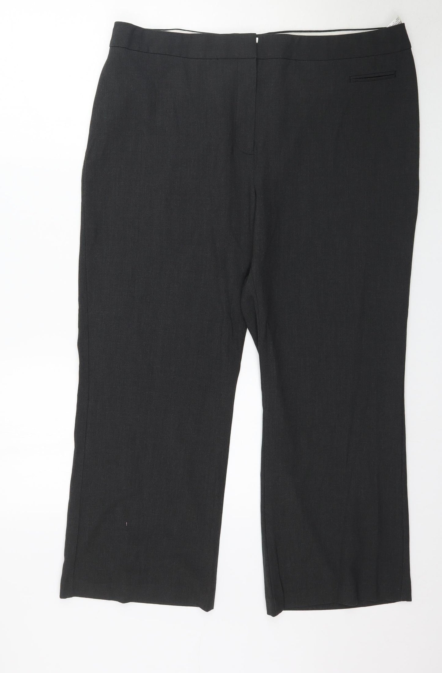 Womens UK Size 18 Marks and Spencer Regular Fit  Grey Trousers