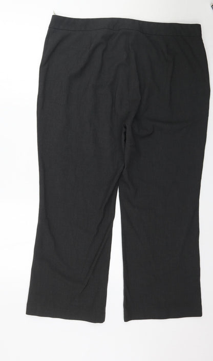 Womens UK Size 18 Marks and Spencer Regular Fit  Grey Trousers