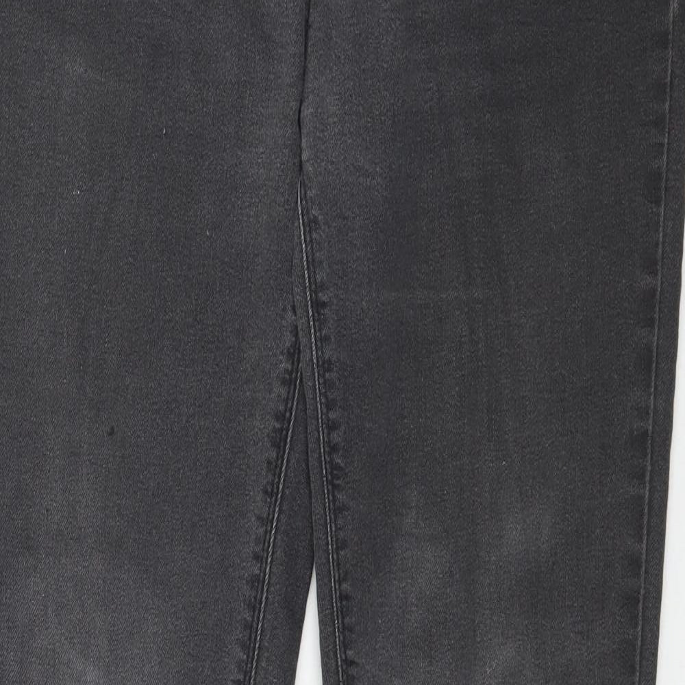 Denim Co. Womens Black  Denim Skinny Jeans Size 10 L31 in
