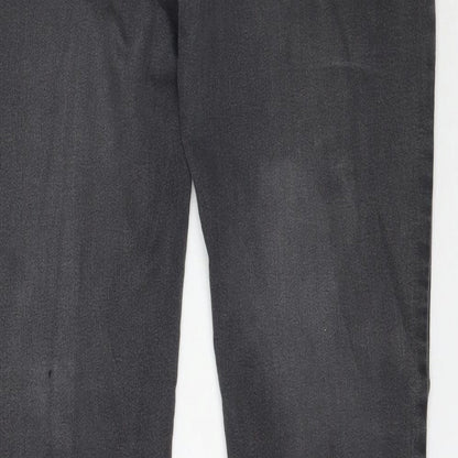 Denim Co. Womens Black  Denim Skinny Jeans Size 10 L31 in