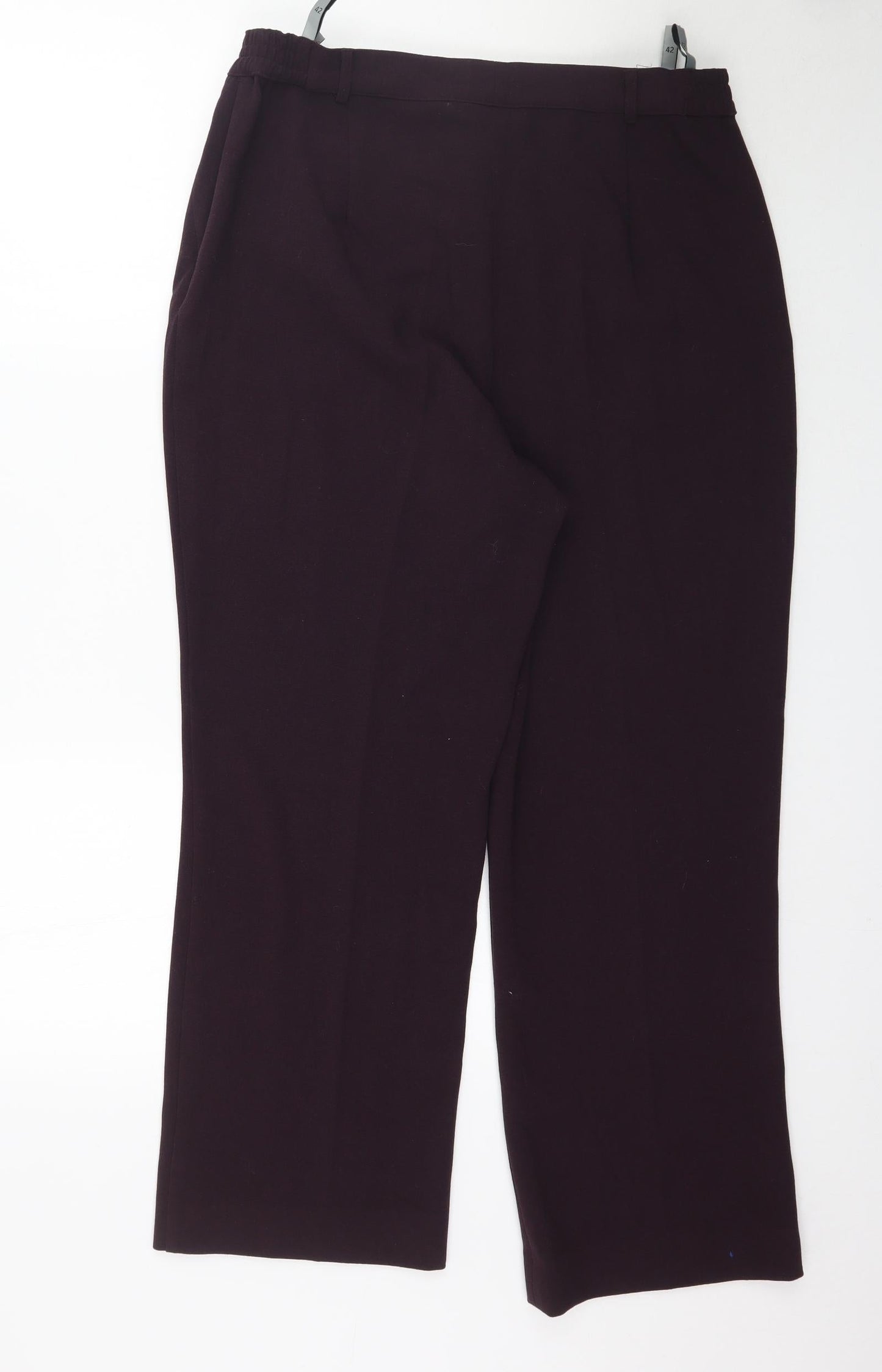 Oscar B. Womens Purple   Trousers  Size 16 L28 in