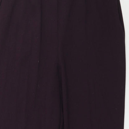Oscar B. Womens Purple   Trousers  Size 16 L28 in