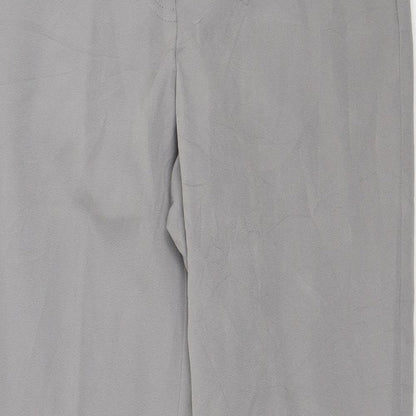 Womens UK Size 10 Bpc Regular Fit  Grey Trousers