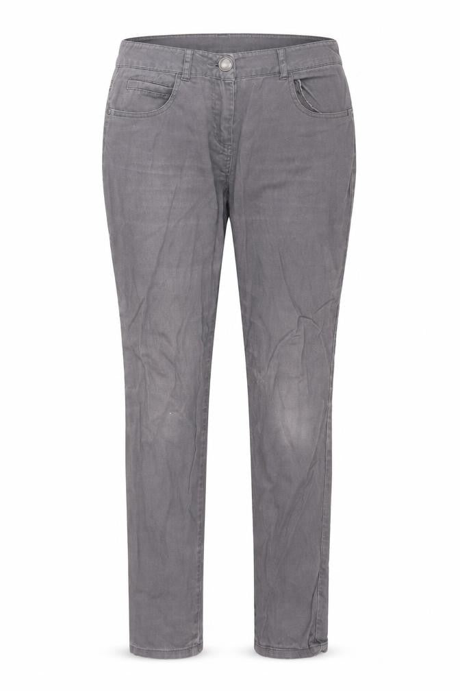 Front view of Wallis women’s grey denim skinny jeans, size UK 8, 30-inch leg