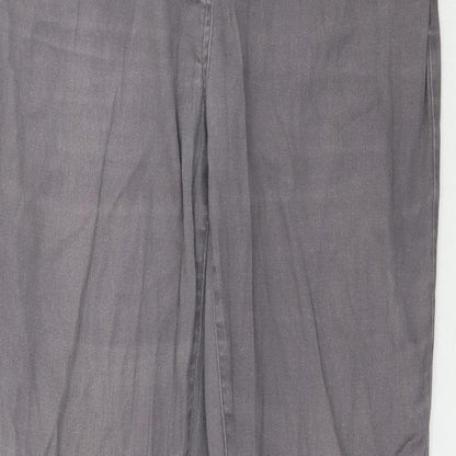 Womens UK Size 8 Wallis Regular Fit Skinny Grey Jeans