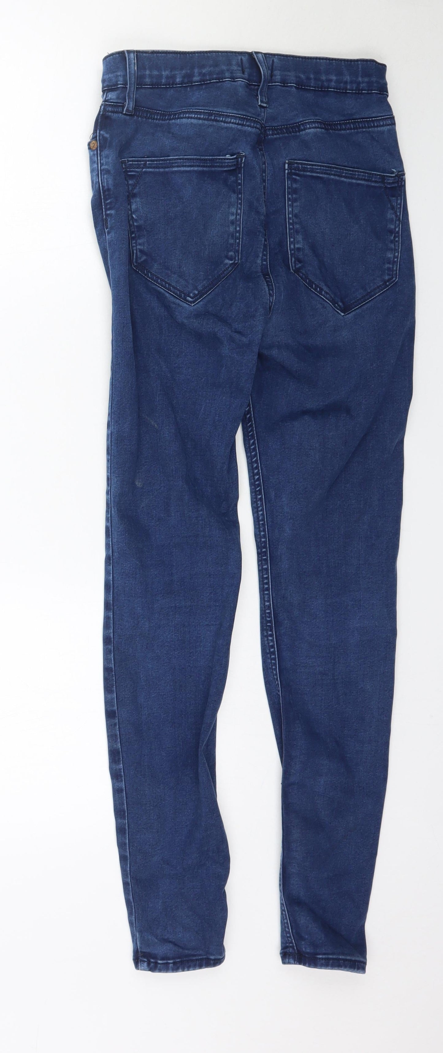 River Island Womens Blue  Denim Skinny Jeans Size 6 L28 in