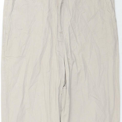 Camaieu Womens Beige   Trousers  Size M L25 in