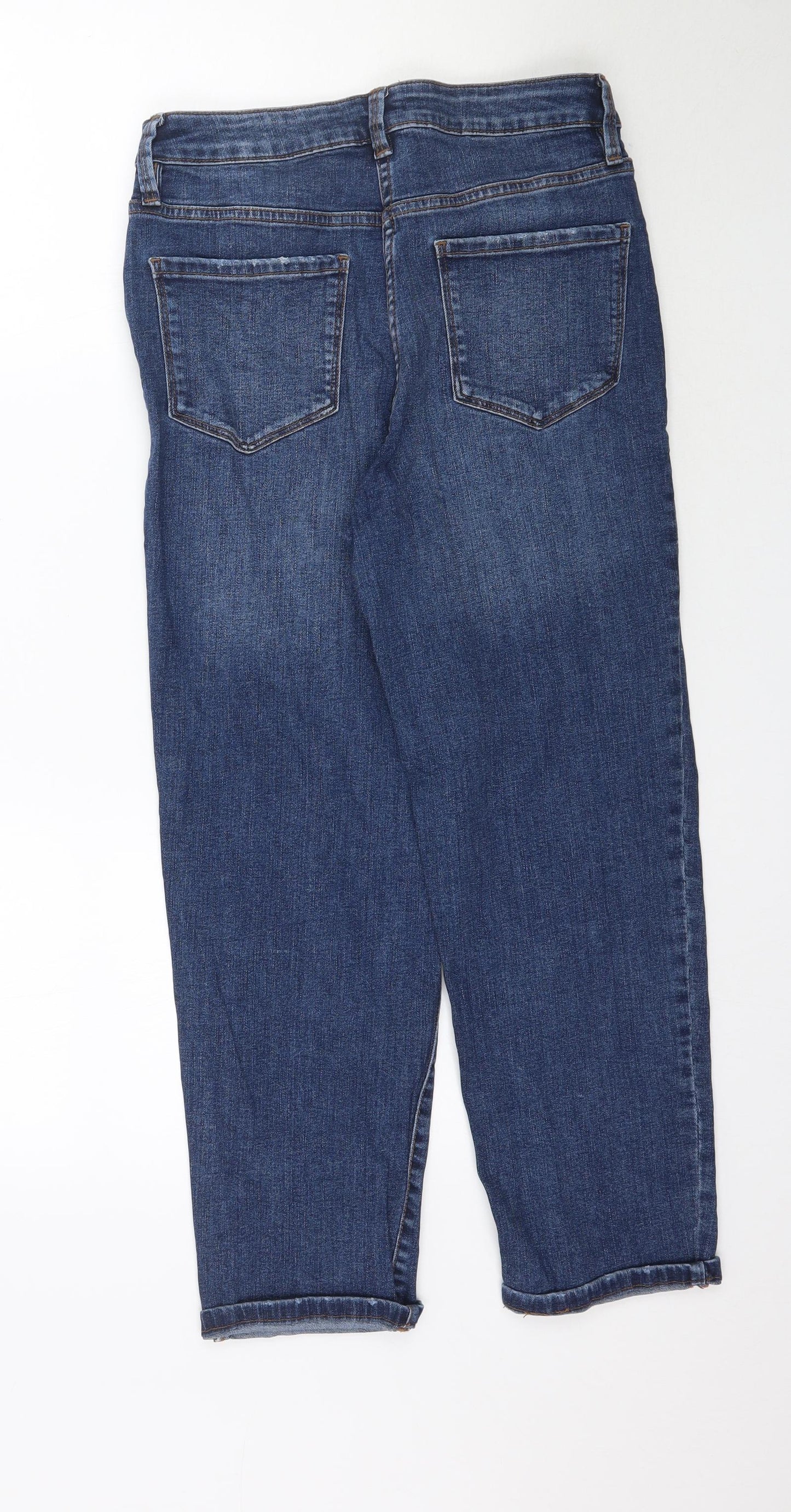 Womens UK Size 10 Papaya Regular Fit Skinny Blue Jeans