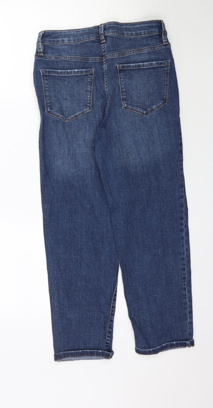 Womens UK Size 10 Papaya Regular Fit Skinny Blue Jeans