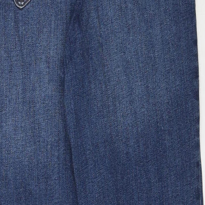 Womens UK Size 10 Papaya Regular Fit Skinny Blue Jeans