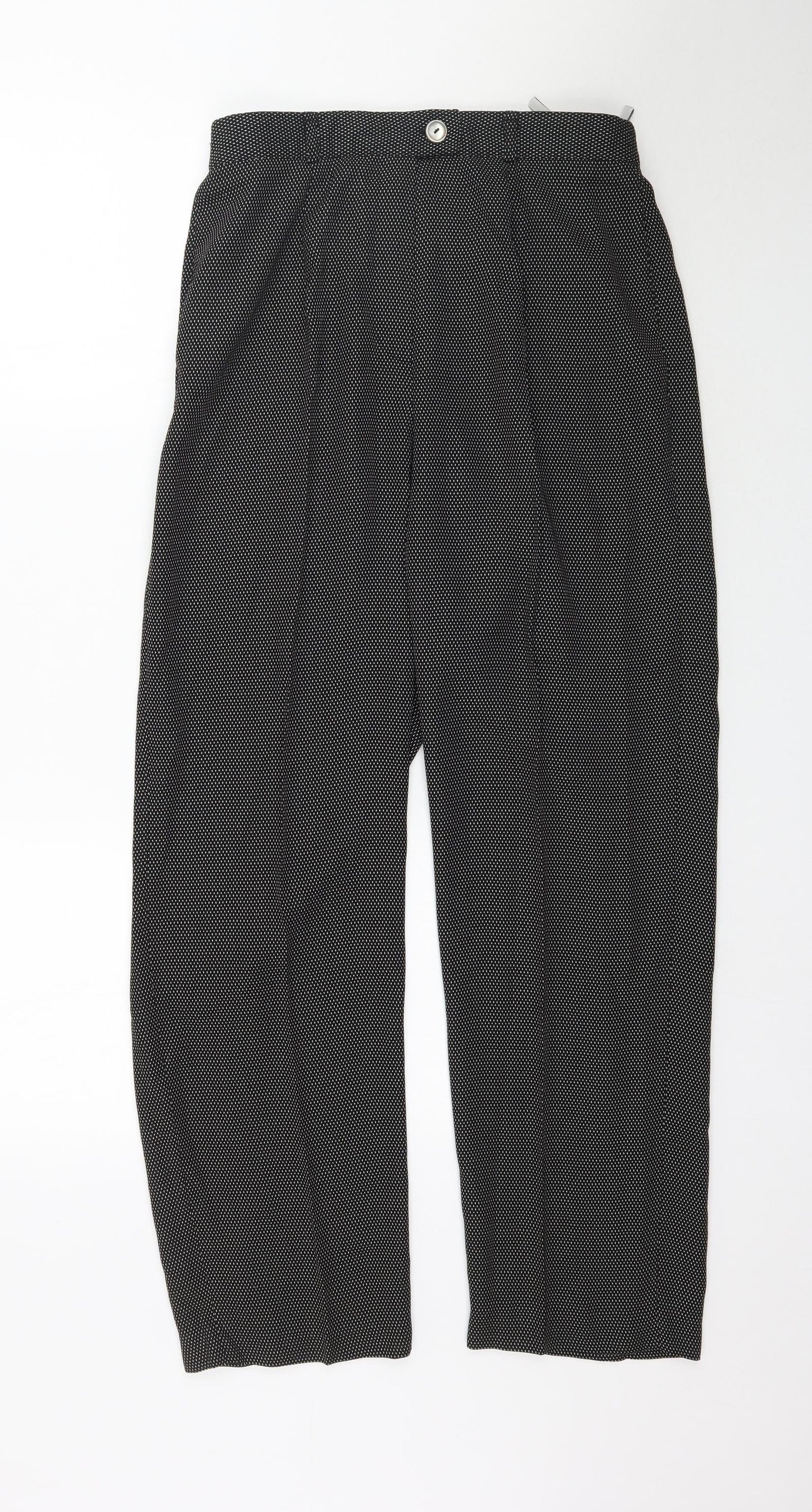 Gerry Weber Womens Black Polka Dot  Trousers  Size 12 L28 in