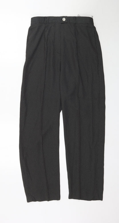Gerry Weber Womens Black Polka Dot  Trousers  Size 12 L28 in