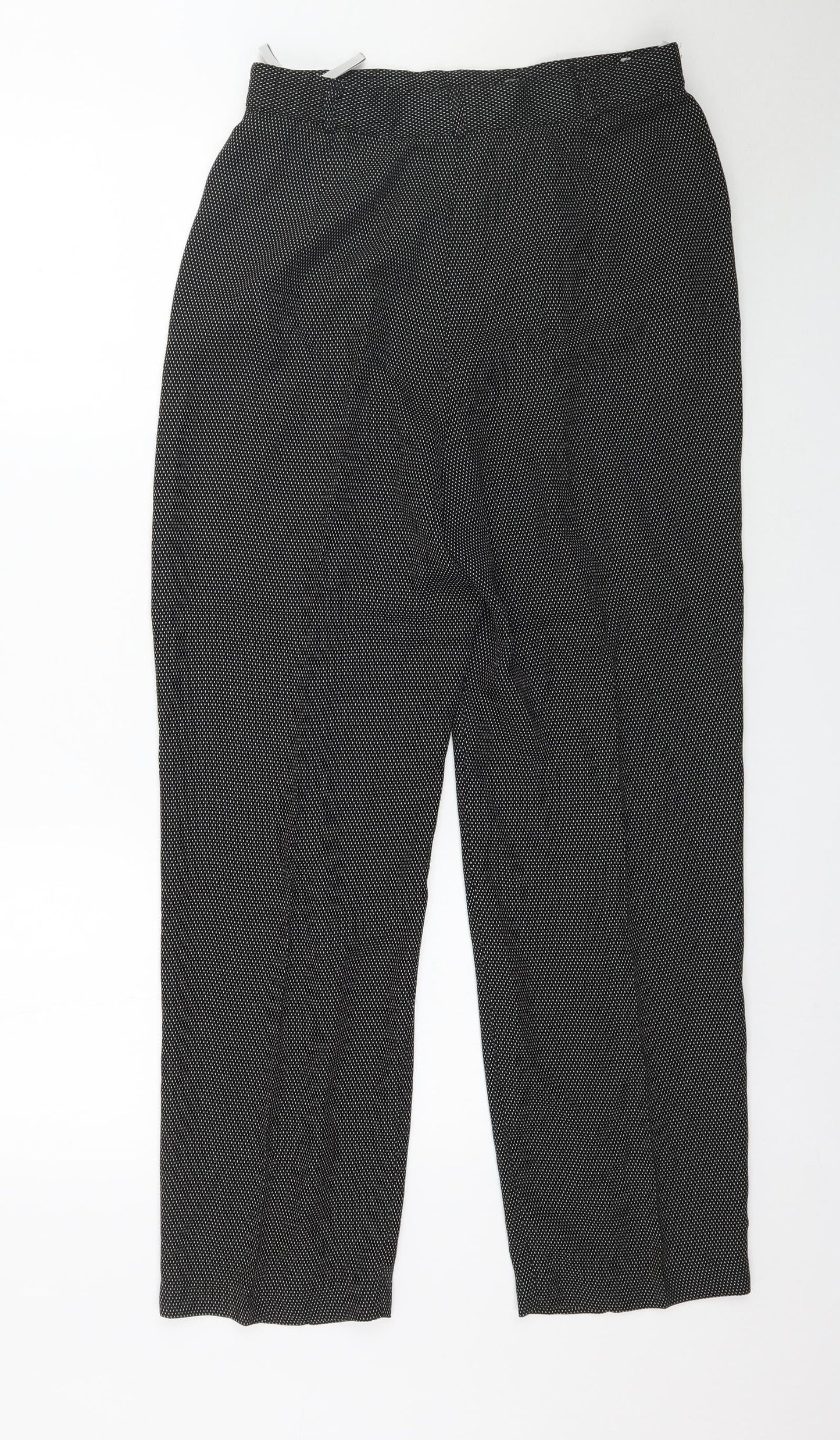 Gerry Weber Womens Black Polka Dot  Trousers  Size 12 L28 in
