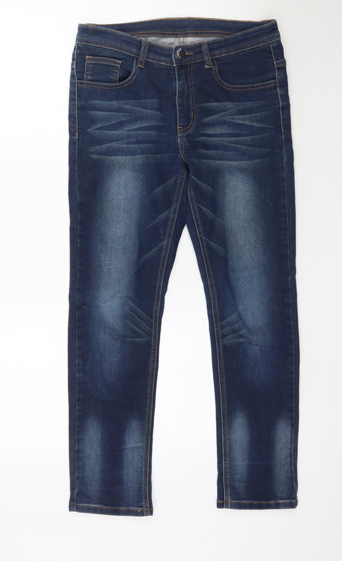 Womens UK Size 32 in Preworn Regular Fit Skinny Blue Jeans