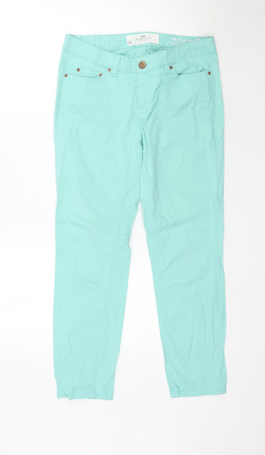 Womens UK Size 8 H&M Regular Fit  Green Trousers