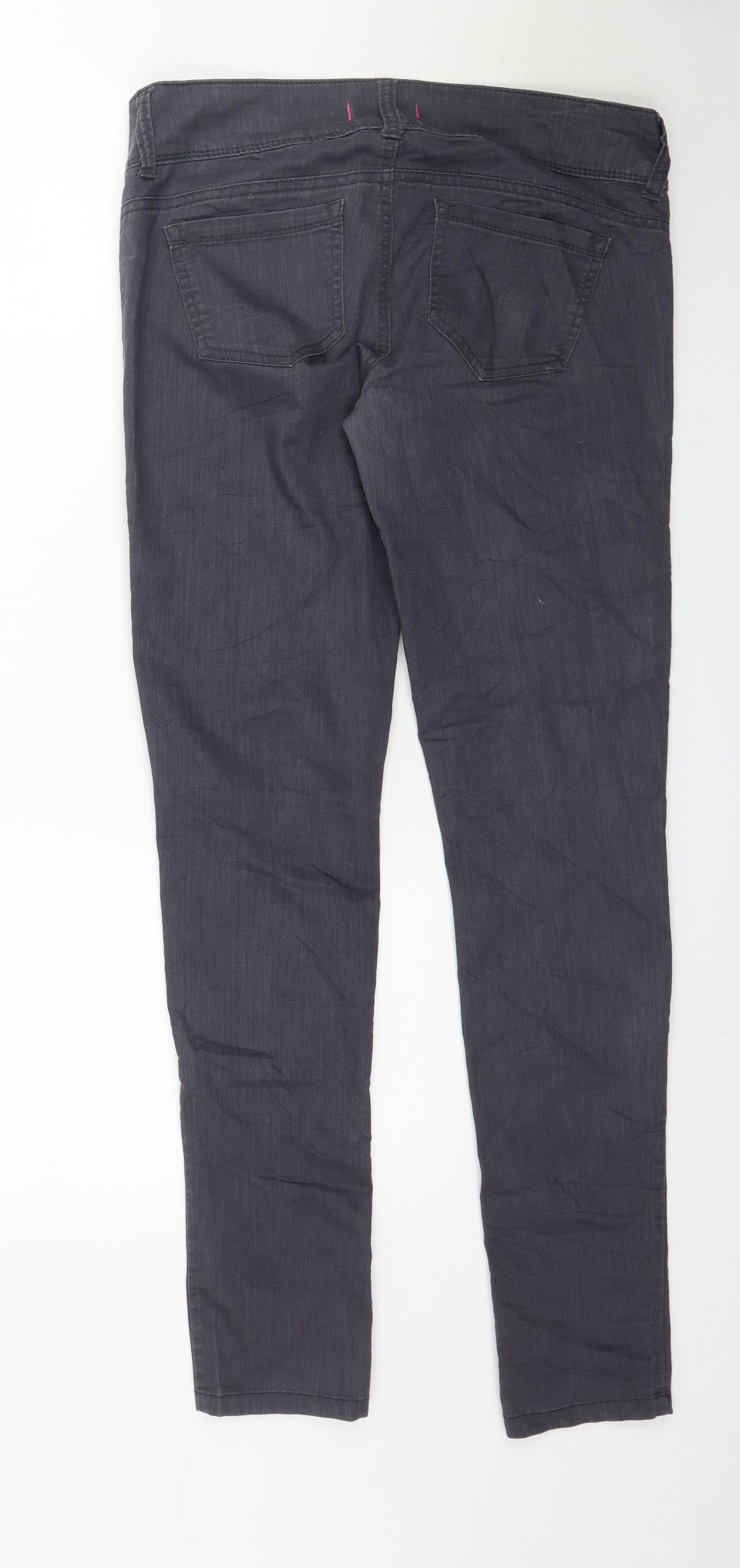 Womens UK Size 12 TALLY WEiJL Regular Fit Skinny Grey Jeans