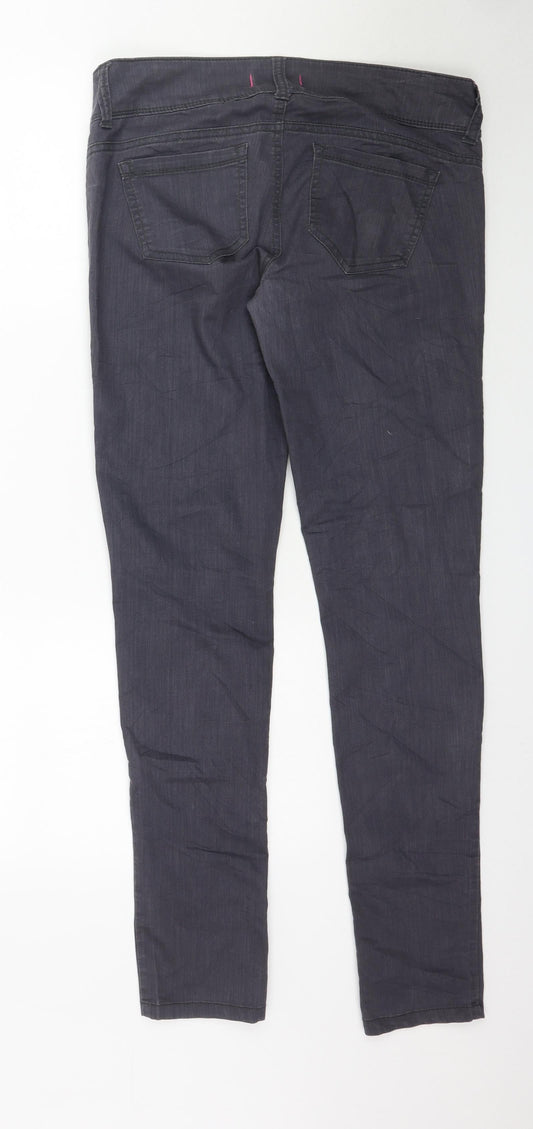 Womens UK Size 12 TALLY WEiJL Regular Fit Skinny Grey Jeans