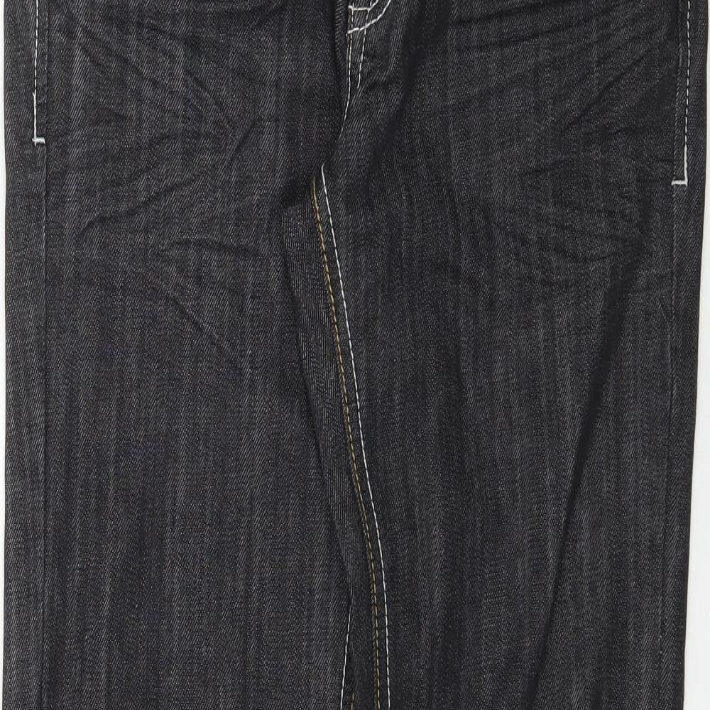 House Jeans Womens Black  Denim Straight Jeans Size 27 in L33 in