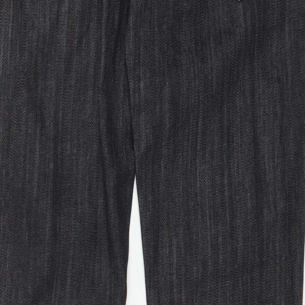 House Jeans Womens Black  Denim Straight Jeans Size 27 in L33 in