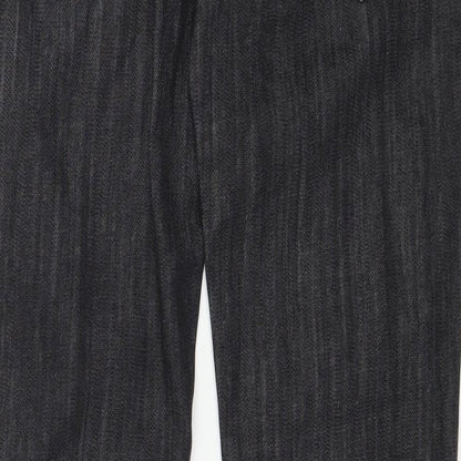 House Jeans Womens Black  Denim Straight Jeans Size 27 in L33 in