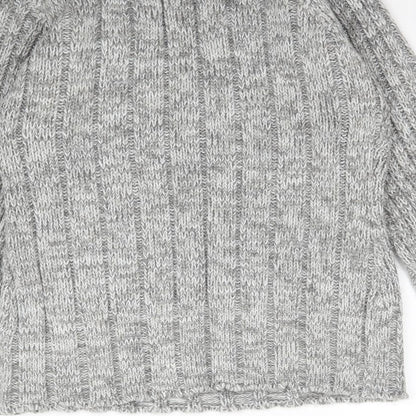 Womens UK Size M Ellie Louise Grey Pullover Jumper