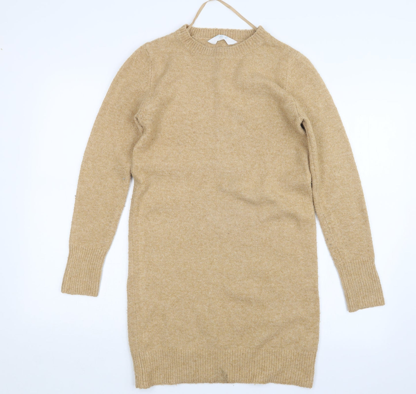 Primark Womens Beige  Knit Pullover Jumper Size 6  - Long
