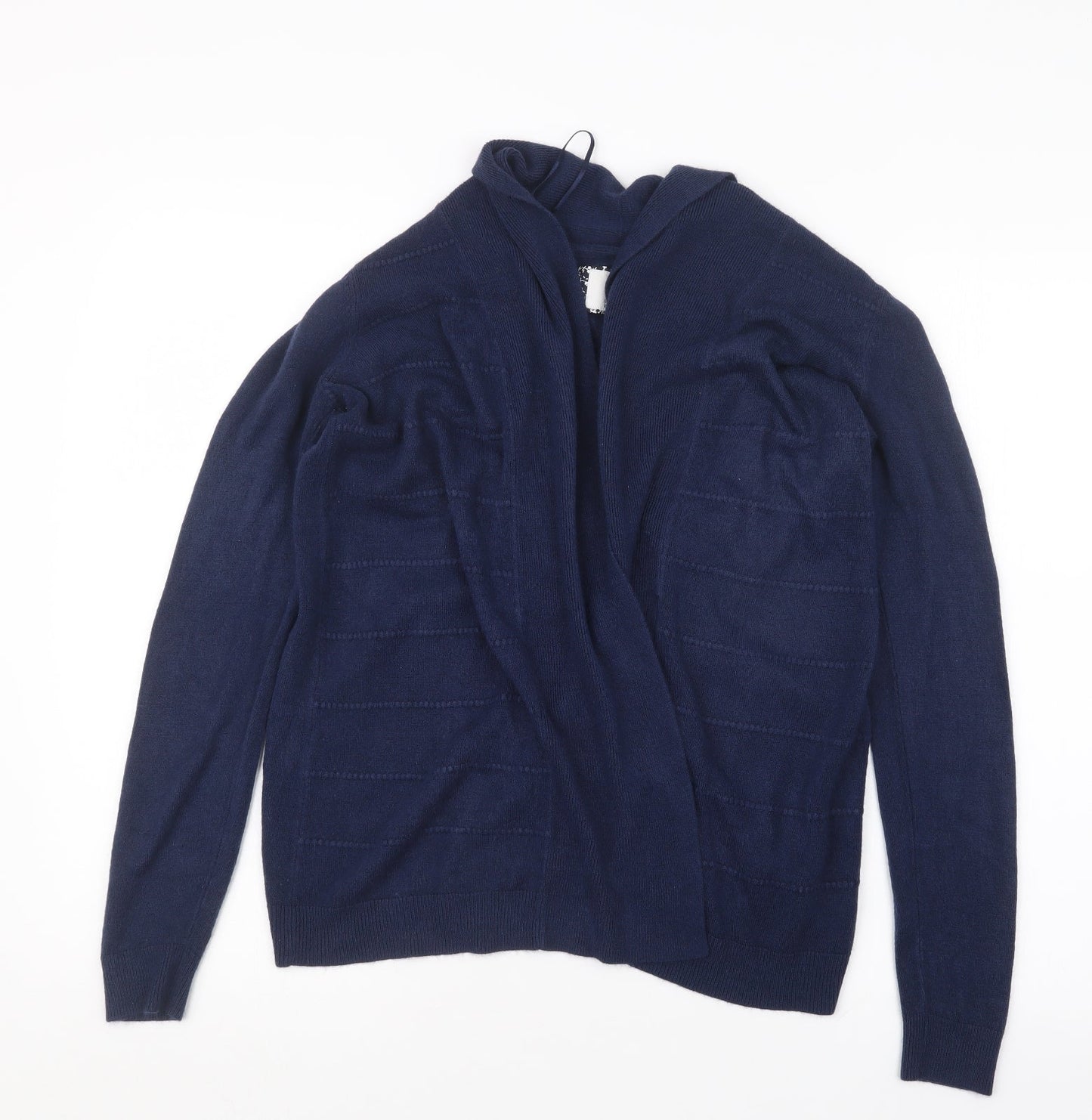 Womens UK Size 14 Maine Blue Cardigan Jumper