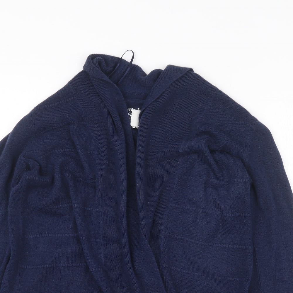 Womens UK Size 14 Maine Blue Cardigan Jumper