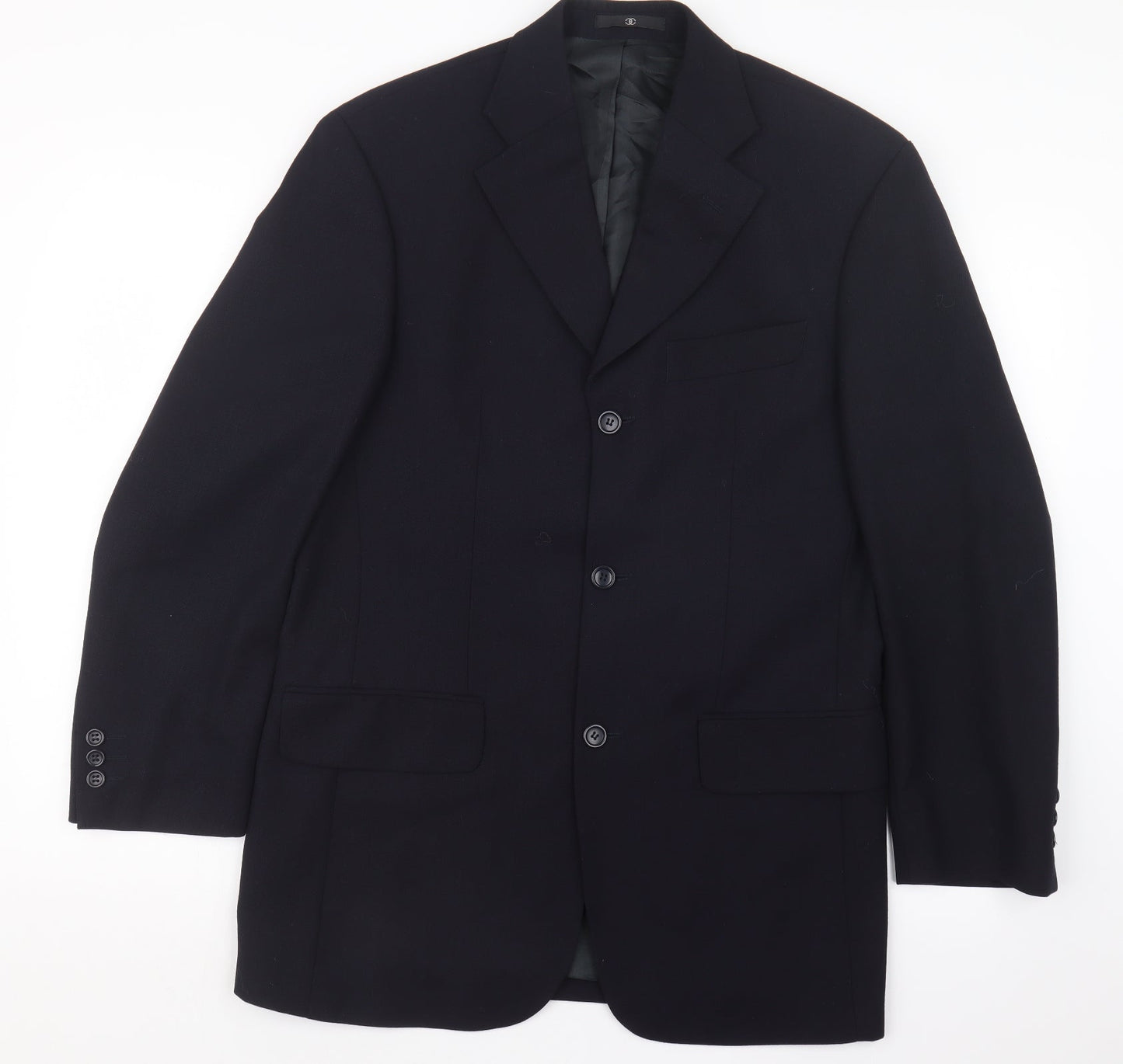 Mens UK Size 36 Ciro Citterio Regular Blue Suit Jacket