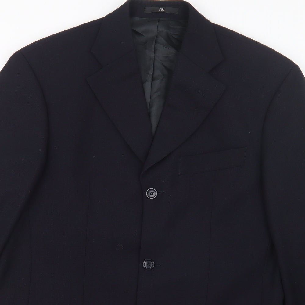 Mens UK Size 36 Ciro Citterio Regular Blue Suit Jacket
