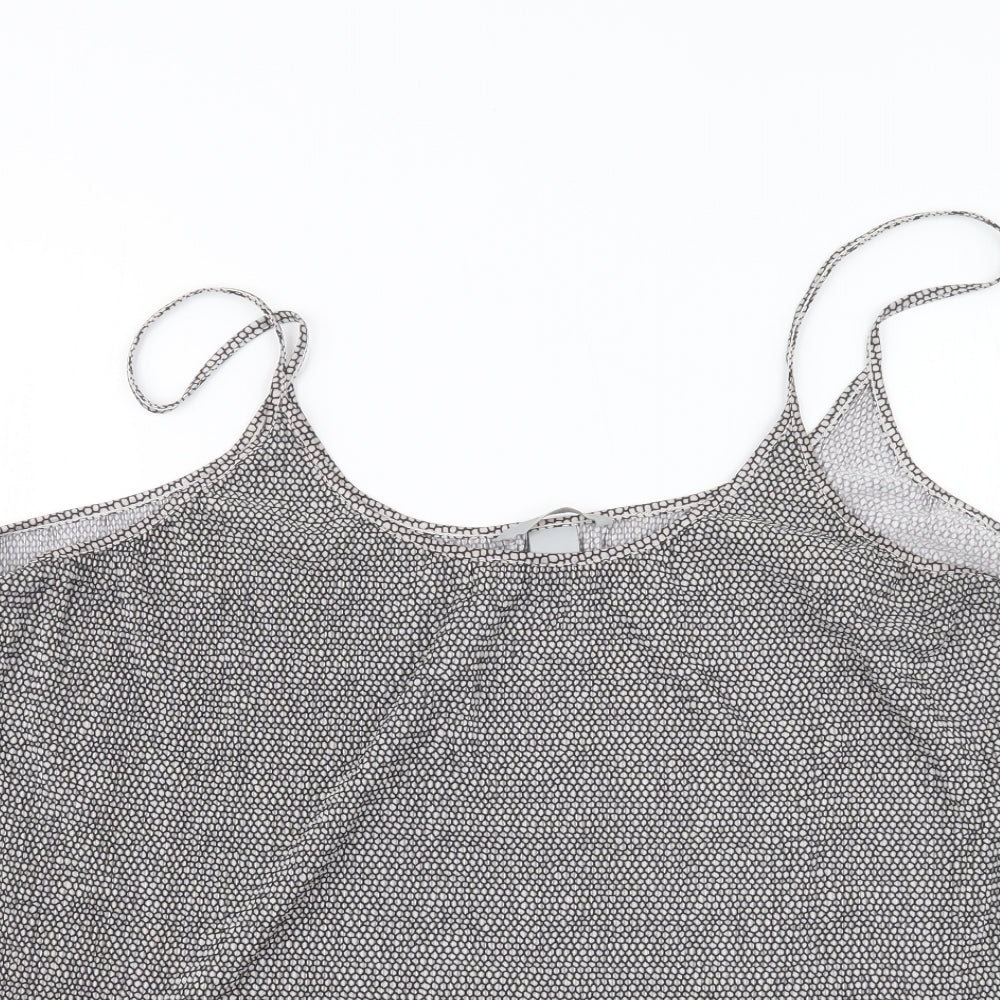 Womens UK Size L H&M Black Basic Tank