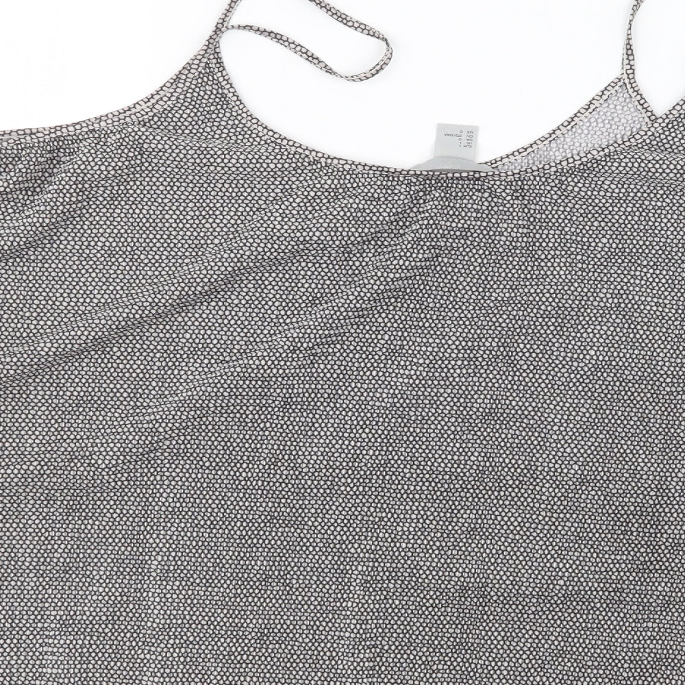 Womens UK Size L H&M Black Basic Tank