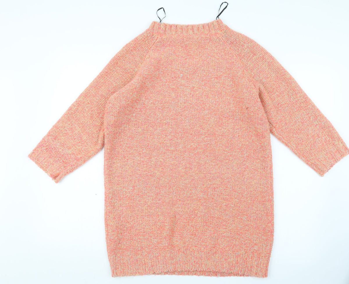 Womens UK Size XS H&M Pink Pullover Jumper