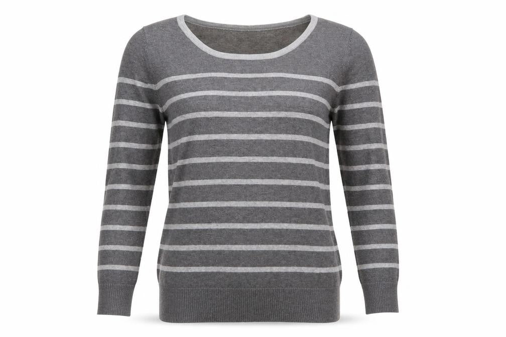 Womens UK Size 14 Preworn Grey Pullover Jumper