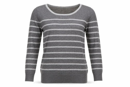 Womens UK Size 14 Preworn Grey Pullover Jumper