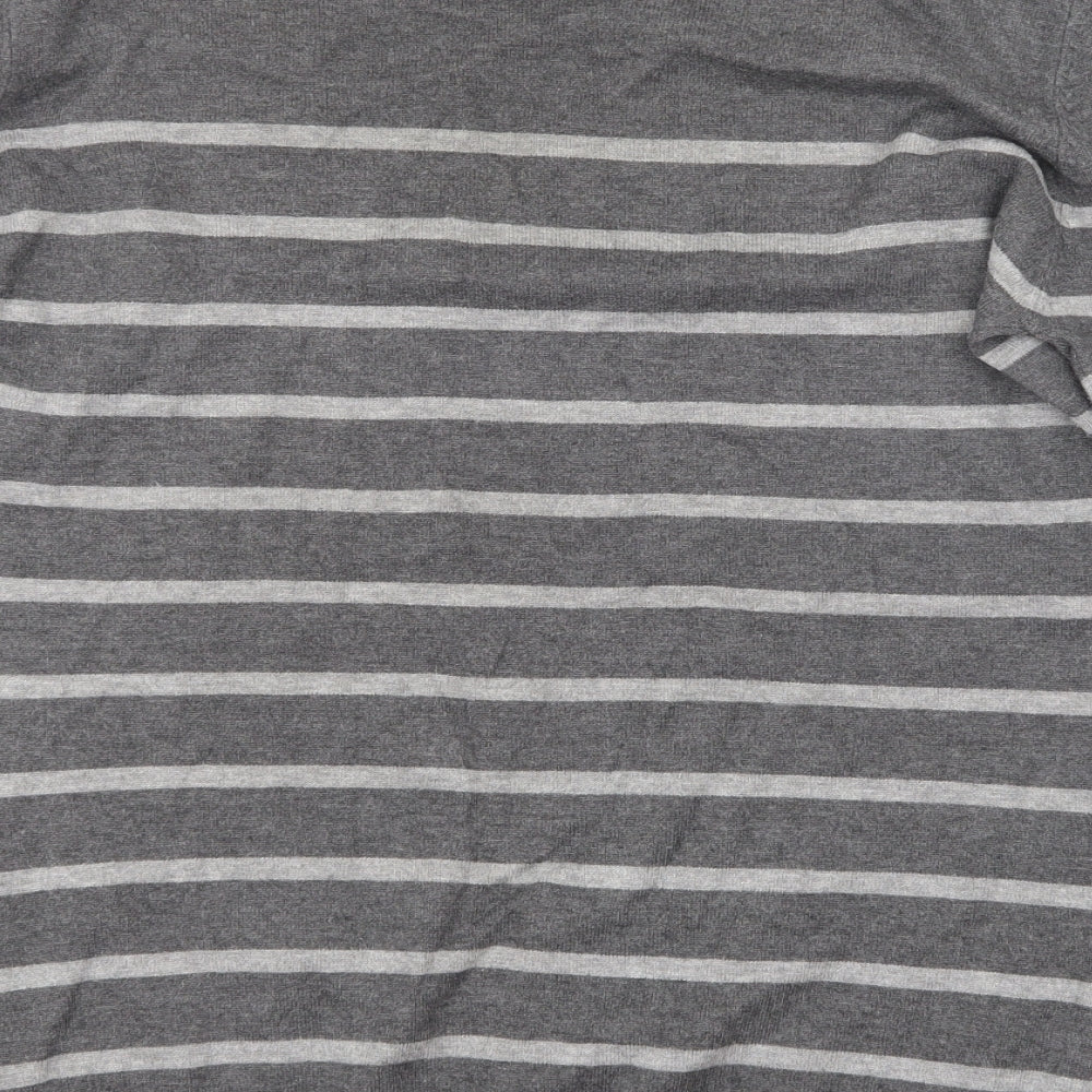 Womens UK Size 14 Preworn Grey Pullover Jumper