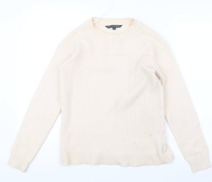 Womens UK Size 10 Bonmarché Beige Pullover Jumper