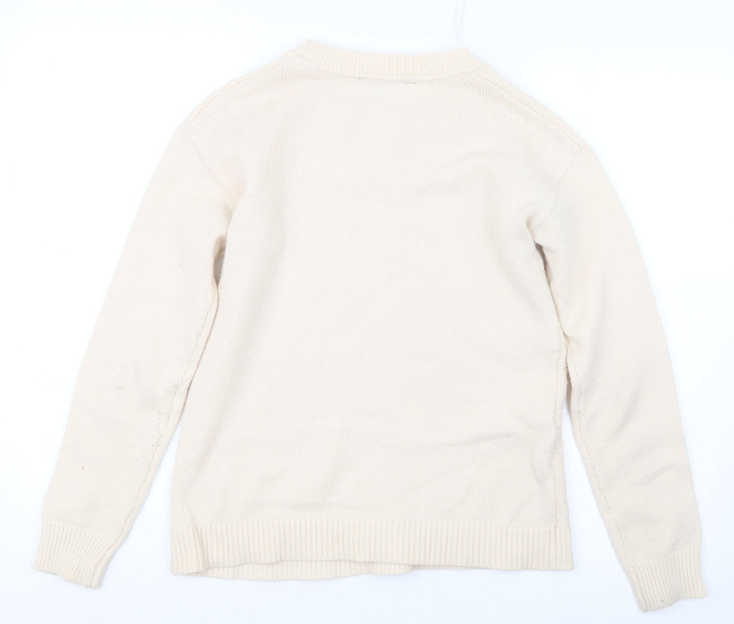 Womens UK Size 10 Bonmarché Beige Pullover Jumper