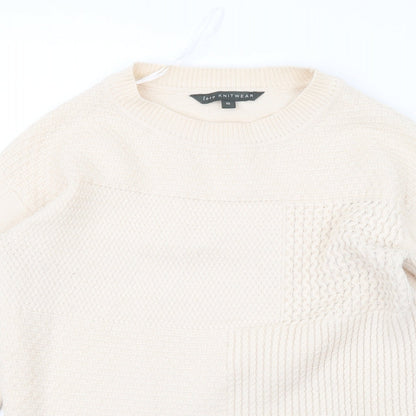 Womens UK Size 10 Bonmarché Beige Pullover Jumper
