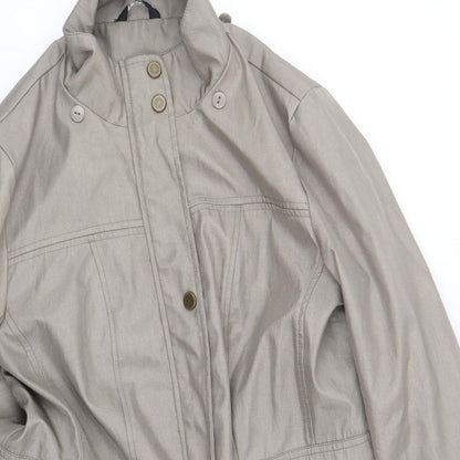 Classic Womens Beige   Jacket Coat Size 12